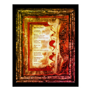 Póster Caminhando Sozinho