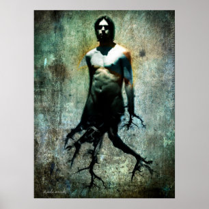 Póster Caminhante da árvore