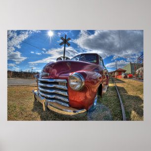 Poster Caminhão adiantado de Chevy do 50