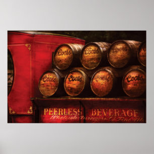 Póster Caminhão - caminhão da cerveja