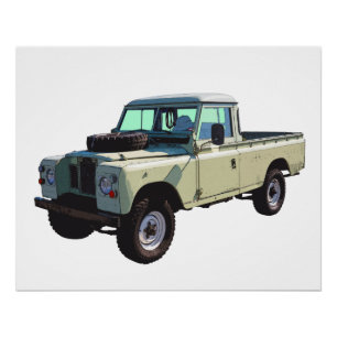Póster Caminhão de Aquisição do Land Rover 1971