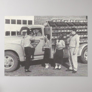 Poster Caminhão de Bebidas Moles 1951