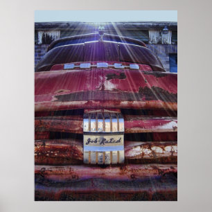 PÓSTER CAMINHÃO DE ESCOLHA DE DODGE COM TAXA DE TRABALHO