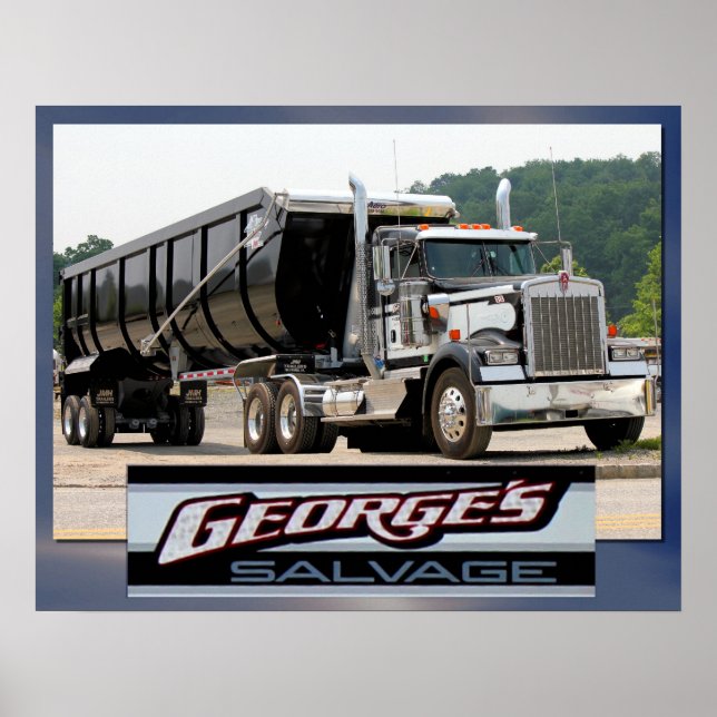 Póster Caminhão de Salvagem de George (Frente)