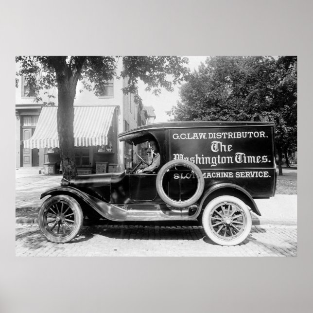 Póster Caminhão do painel 1920 (Frente)