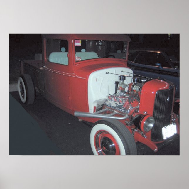 Póster Caminhão e Motor Clássicos (Frente)