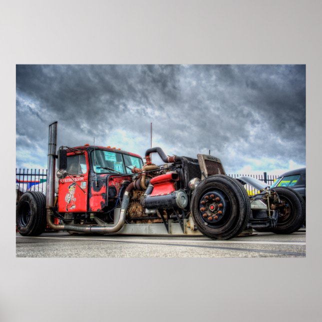 Poster Caminhão Extreme Rat (Frente)