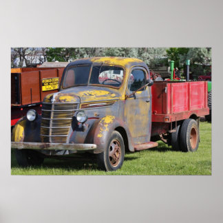 Póster Caminhão fazenda de ontem