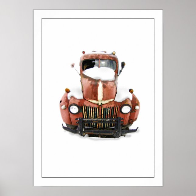 Póster Caminhão preso n.o 1 (Frente)