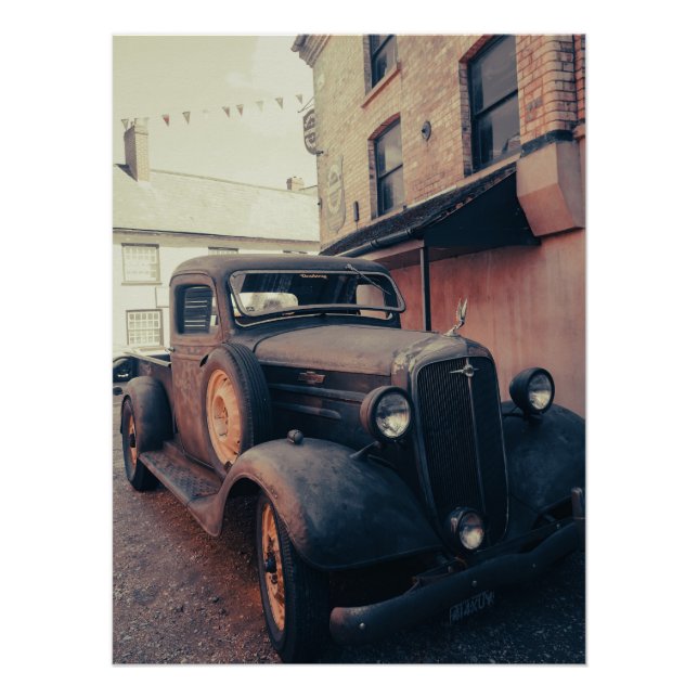 Póster Caminhão Vintage (Frente)