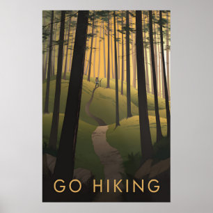 Poster Caminhe Cartaz de Viagens