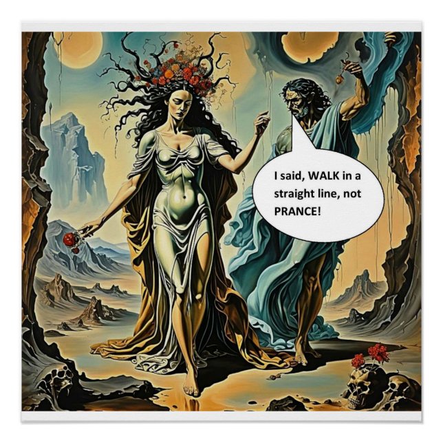 Póster Caminhe não se pavoneie (Frente)