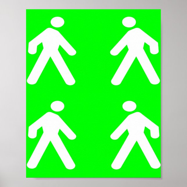 Poster Caminhe no verde (Frente)