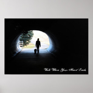 Poster Caminhe Onde Seu Coração Conduz