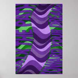 Poster Caminhe Para A Arte Da Parede Dos Sonhos