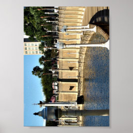 Poster Caminho ao redor do Lago Espelho em um