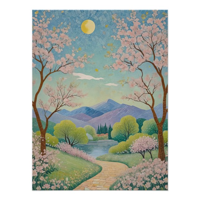 Póster Caminho Celestial da Primavera (Frente)