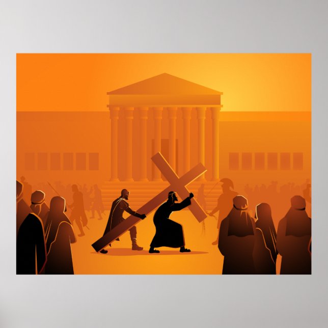 Poster Caminho da estação de segundo cruzado (Frente)