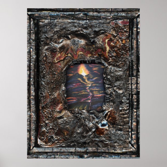 Póster Caminho da Oferta de Vida Queimada (Frente)