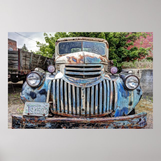 POSTER CAMINHO DE CHEVROLET 1946 (Frente)