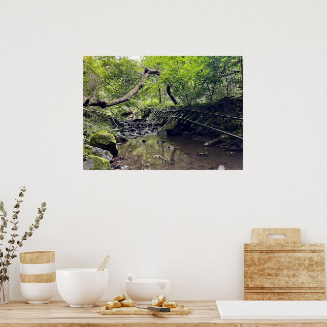 Poster Caminho de ferro Abandonado (Cozinha)