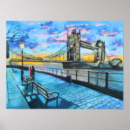 Póster Caminho de Londres Thames