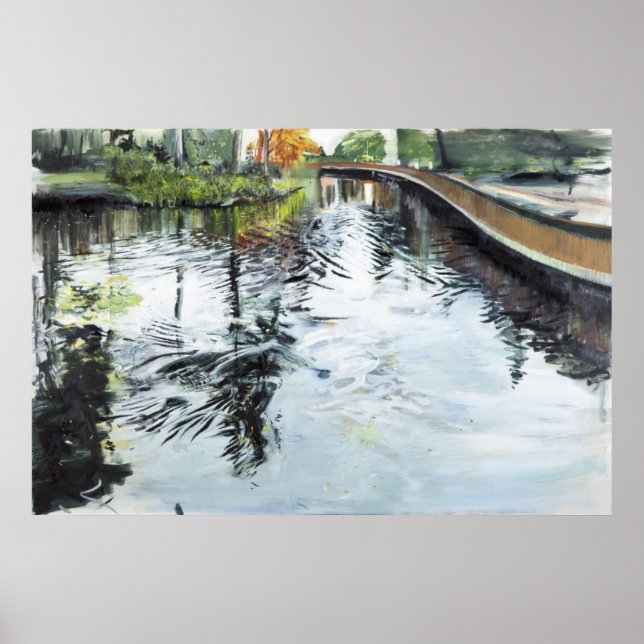Póster Caminho de Passeio e Jardins Kew Ripples (Frente)