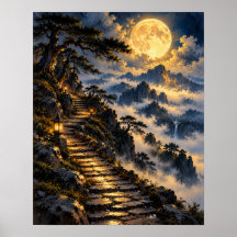 Caminho de Pedra Mística Montanha Lua