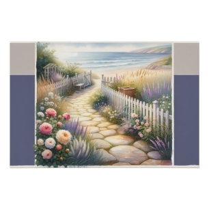 Póster Caminho do Jardim da Cabana até o Mar