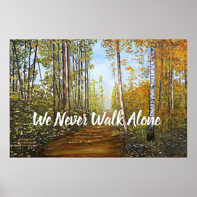 POSTER "CAMINHO DO OUTONO" (Frente)