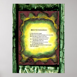 Poster Caminho dos Compromissos de Vida