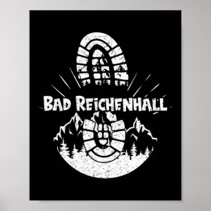 Poster Caminho Em Bad Reichenhall Alemanha Férias Hiker