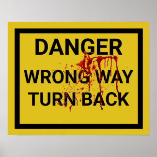 Poster Caminho errado