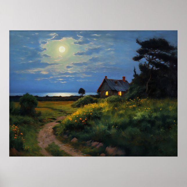 Poster Caminho Iluminado pela Lua até a Casa de Junco do  (Frente)