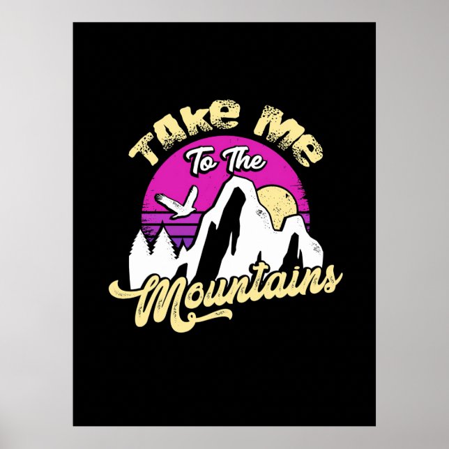 Poster Caminho Leva-Me À Montanha (Frente)