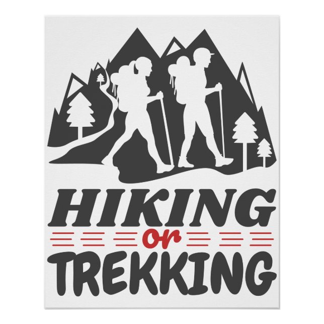 Póster Caminho ou Trekking (Frente)