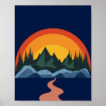 Caminho para a borda da imagem do horizonte