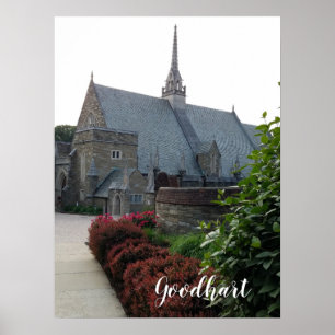 Poster Caminho para Goodhart Hall no Bryn Mawr College