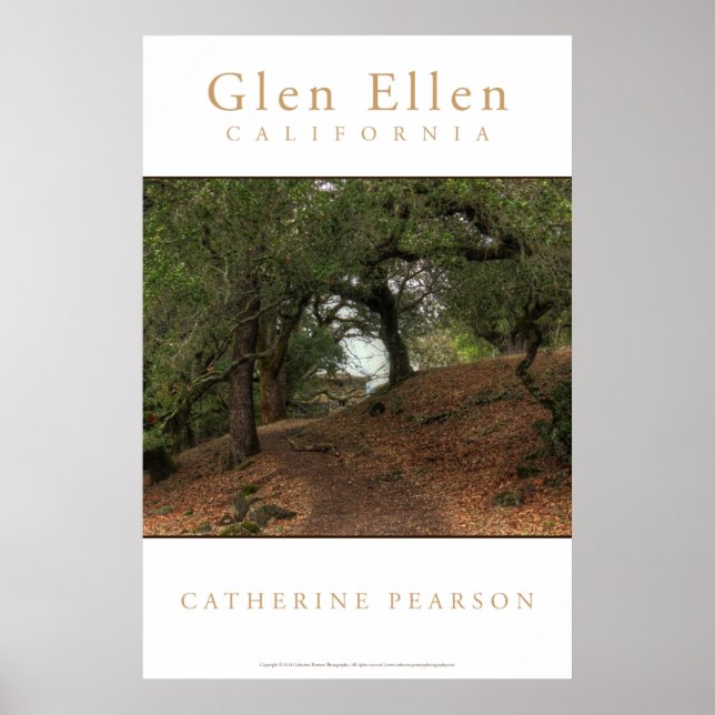 Póster "Caminho para o celeiro" (Frente)