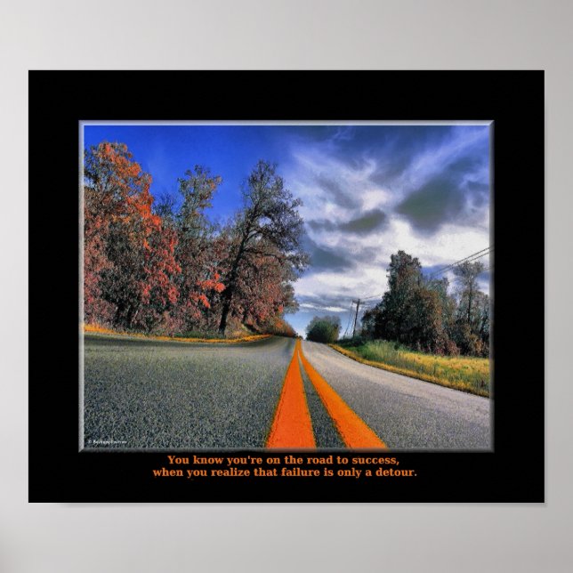 Poster Caminho para o sucesso (Frente)