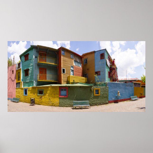 Poster Caminito, La Boca, Buenos Aires (Frente)