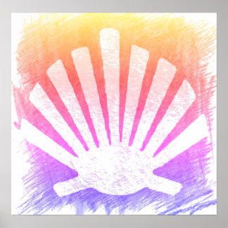 Poster Camino de Santiago A rua James 0241