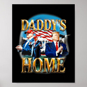 Poster Camisa América Ck Papai Está em Casa Trump Papai