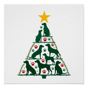 Póster Camisa Árvore de Natal Cachorro - Natal Cachorro (
