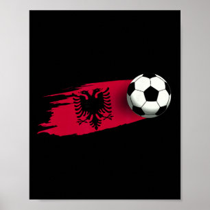 Poster Camisa Bandeira de Alnia Time de Futebol Alnian Al
