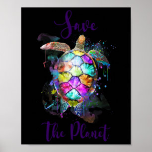 Poster Camisa bonita do Dia da Terra para mulheres homens