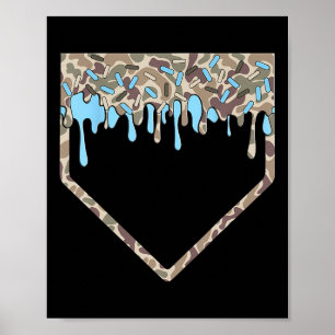 Poster Camisa Bysebyll Drip Para Meninos Camo Bysebyll Ho