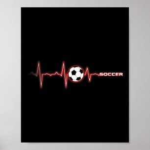 Poster Camisa Coração Batendo Futebol - Futebol Byll Cora