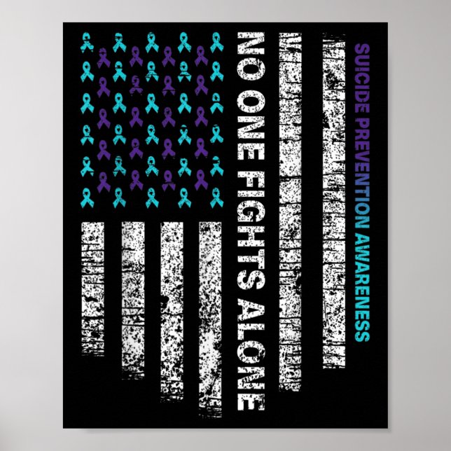 Poster Camisa da Semana de Conscientização sobre Prevençã (Frente)