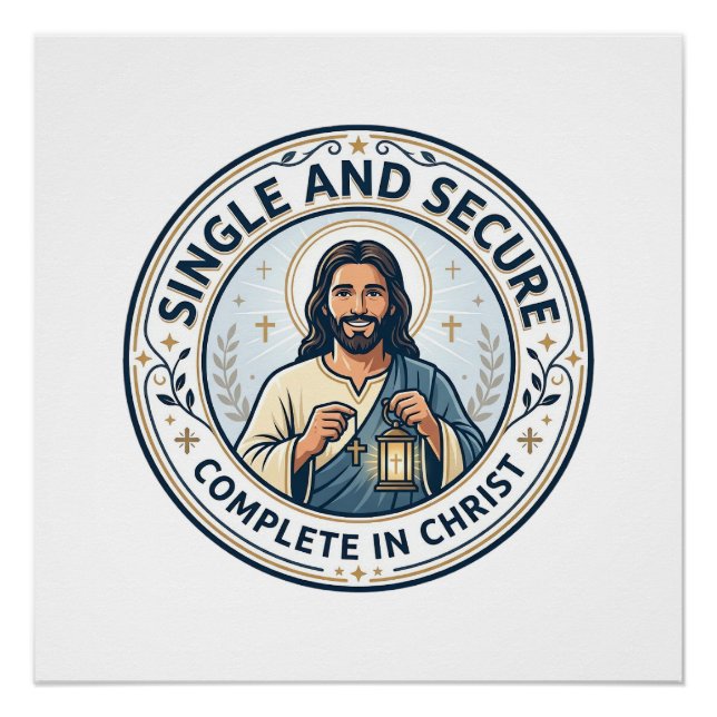 Póster Camisa da Temporada de Singularidade de Jesus Base (Frente)